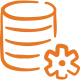 Icona sviluppo database per web app