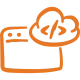 Icona sviluppo web app